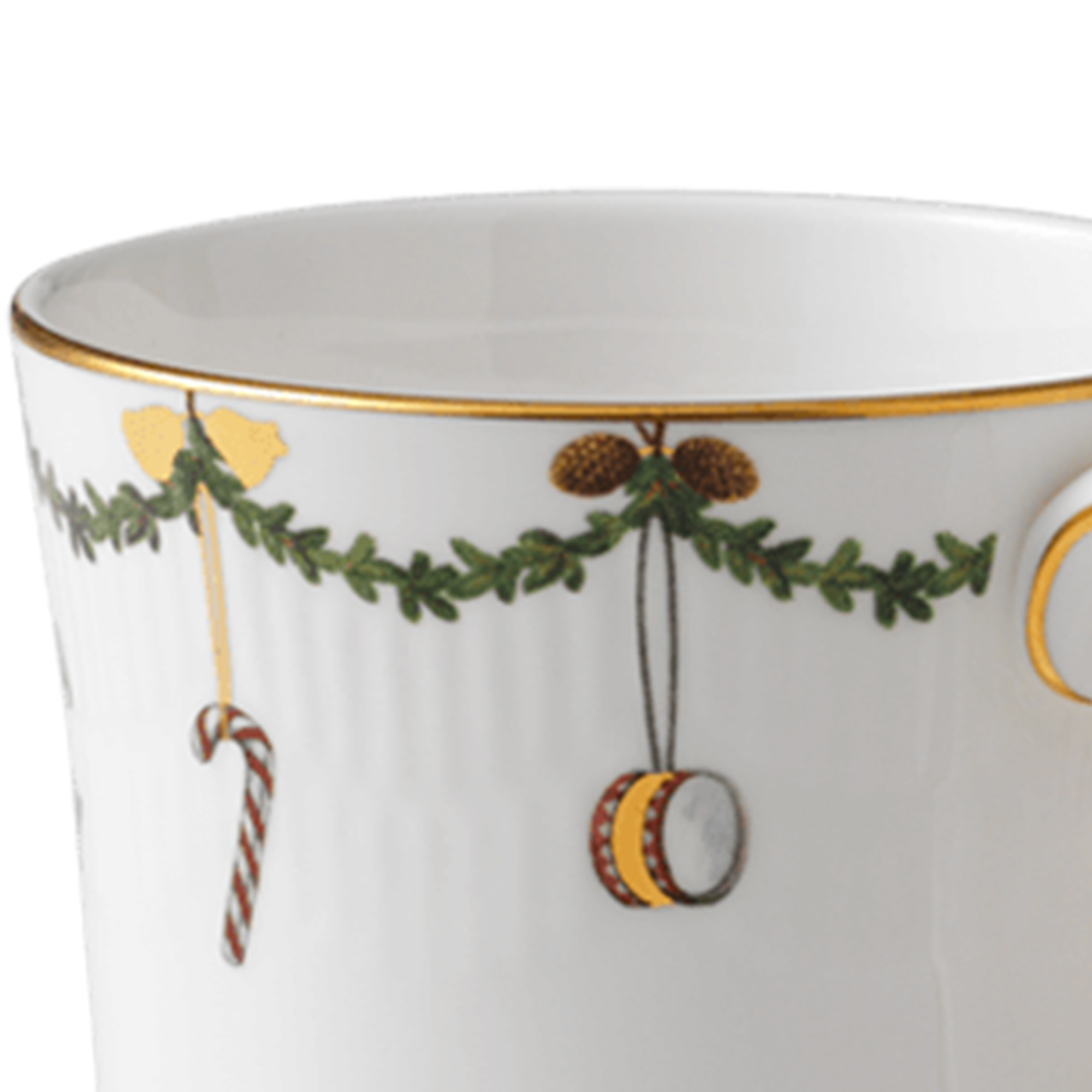 Zoom image of Star Fluted Christmas Mug 33 cl, 2 pc